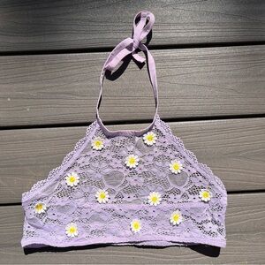 Hot topic lilac lace daisy bralette